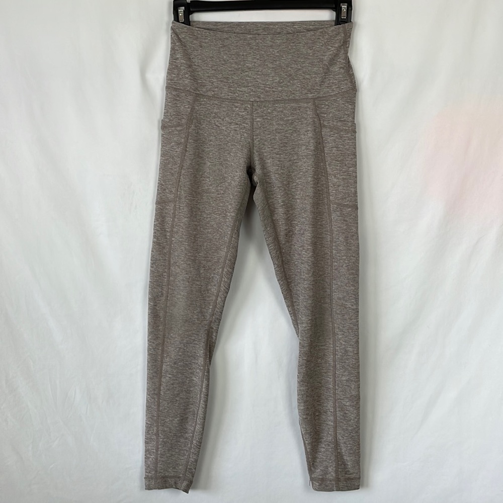 Yogalicious Lux Neutral Soft Pocketed High Waisted Leggings - Size XS